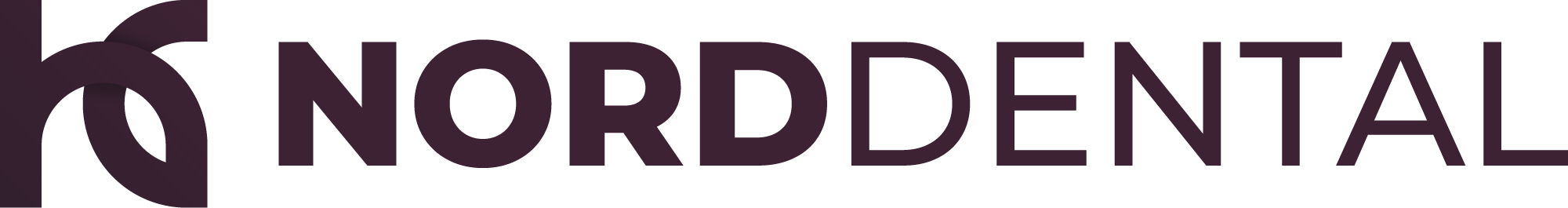 Nord Dental logo fekvő Nord Dental logo